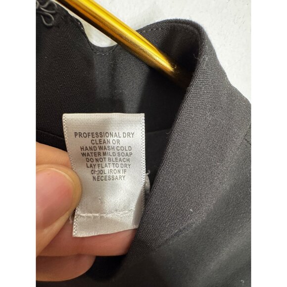 Vintage Black Cache Cold Shoulder Sheath Dress Sexy Y2K Size‎ 10 Classic LBD Hot - Picture 12 of 14